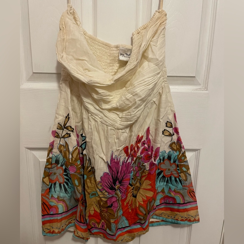Floral tube top - used